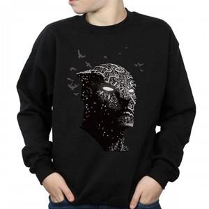 Black Panther jongens Crouch katoenen sweatshirt 12-13 zwart