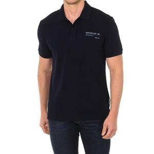 Napapijri Herenpoloshirt met korte mouwen en reverskraag NP0A4FCB S blauw