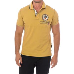 Napapijri Gandy NP0A4G2J Heren Poloshirt met Korte Mouwen S bruin