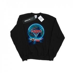 Disney Boys Cars Globe filmposter sweatshirt 12-13 zwart