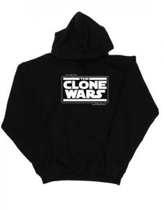 Star Wars jongens Clone Wars-logo hoodie 9-11 Years wit