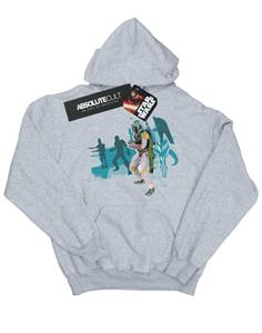 Star Wars jongens Boba Fett moderne hoodie 12-13 grijs