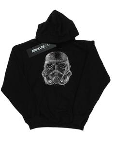 Star Wars jongens Stormtrooper Scribble helmhoodie 12-13 zwart