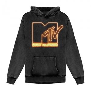 Pertemba FR - Apparel MTV Heren heldere ideeën Vintage hoodie M zwart
