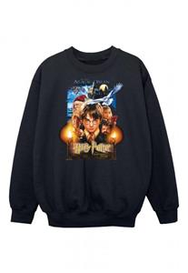 Harry Potter Boys The Sorcerer's Stone Poster-sweatshirt 12-13 zwart