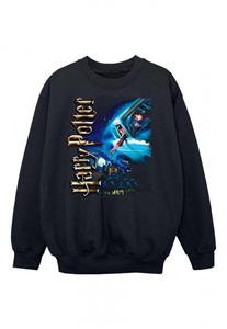 Harry Potter jongens glimlachen naar Zweinstein Sweatshirt 12-13 zwart