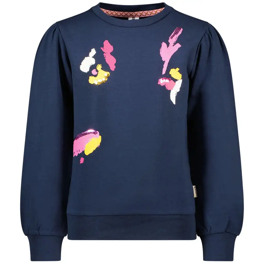 B.Nosy Meisjes sweater filou navy