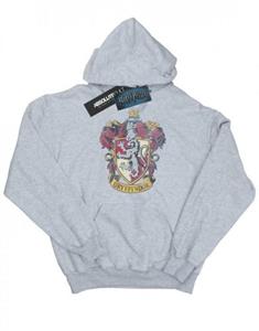 Harry Potter jongens Gryffindor Distressed Crest Hoodie 12-13 grijs