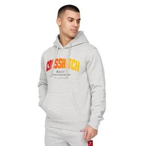 Crosshatch gevlokte herenhoodie XXL grijs