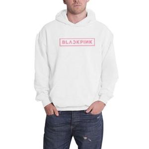 BlackPink Unisex volwassene uitgeschakeld foto Pullover Hoodie L wit