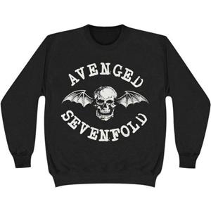 Avenged Sevenfold Unisex volwassen Death Bat Sweatshirt M zwart