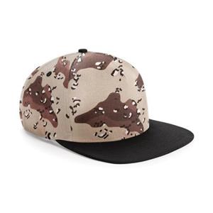 Beechfield camouflage retro snapback-pet One Size