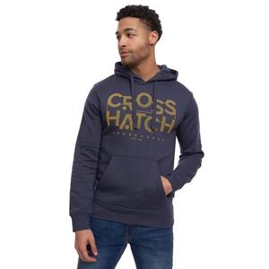 Crosshatch Meshouts-hoodie voor heren L geel