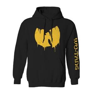 Wu-Tang Clan Unisex volwassen logo hoodie M zwart