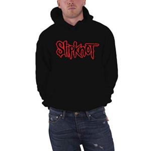 Slipknot Unisex volwassen rugprint logo pullover hoodie S zwart