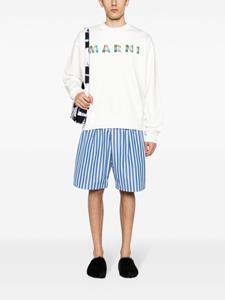 Marni Gestreepte bermuda shorts - Blauw