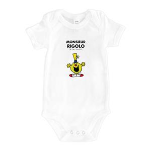 Monsieur Madame MONSIEUR RIGOLO bodysuit 3/6 mois wit