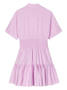 veronicabeard Veronica Beard Greta gelaagde blousejurk - Paars