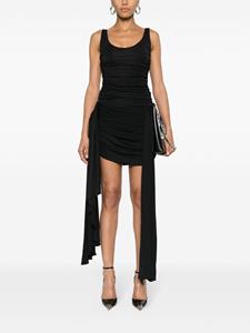 Mugler Gedrapeerde mini-jurk - Zwart