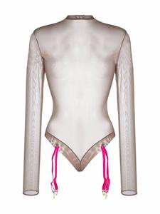 maisonclose Maison Close Semi-doorzichtige body - Beige