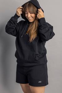 DIRTS Herren vegan Übergröße Hoodie Unisex Schwarz