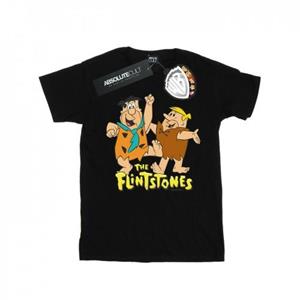 The Flintstones Het Flintstones jongens Fred en Barney T-shirt 9-11 Years wit