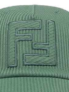 FENDI Top met geborduurd logo - Groen