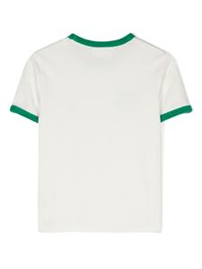 MC2 Saint Barth Kids T-shirt met geborduurd logo - Wit