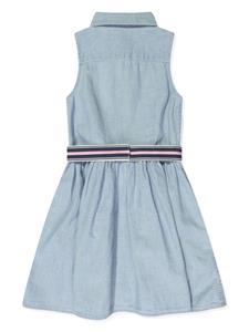 Ralph Lauren Kids Katoenen jurk - Blauw