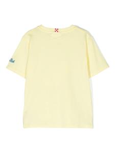 mc2saintbarthkids MC2 Saint Barth Kids T-shirt met print - Geel