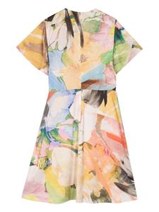 Paul Smith Mini-jurk met bloemenprint - Oranje
