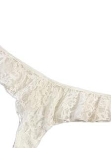 Fleur Du Mal Venus lace-detailing briefs - Beige