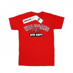 Disney Boys High School Musical The Musical Wildcats atletisch T-shirt 12-13 rood
