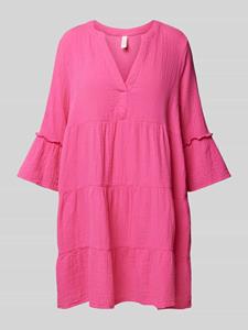 ONLY Tunikakleid ONLTHYRA PEPLON DRESS NOOS WVN mit Volant im Tunika Style
