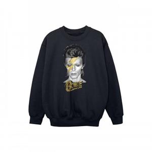 David Bowie Boys Aladdin Sane Gold Bolt Sweatshirt