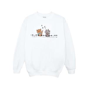 Disney Boys The Aristocats pianospelers Sweatshirt 12-13 wit