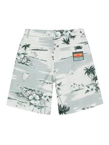 maisonkitsuné Maison Kitsuné Shorts met print - Blauw
