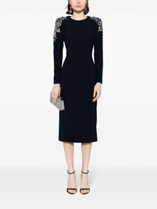 jennypackham Jenny Packham Martini Drop jurk verfraaid met kristallen - Blauw