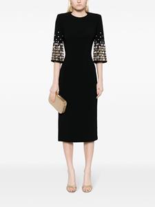 jennypackham Jenny Packham Highball Queen midi-jurk verfraaid met kristallen - Zwart
