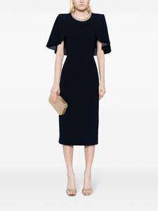 jennypackham Jenny Packham Flirtini midi-jurk verfraaid met kristallen - Blauw