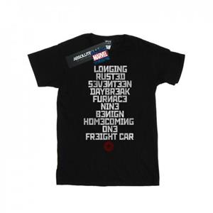 Marvel Boys Winter Soldier Trigger Woorden T-shirt 9-11 Years wit