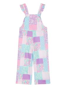 mc2saintbarthkids MC2 Saint Barth Kids Jumpsuit met patchwork - Paars