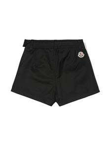 monclerenfant Moncler Enfant Shorts van katoenblend met vlakken - Zwart