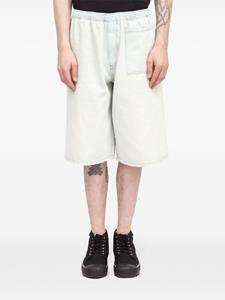 mm6maisonmargiela MM6 Maison Margiela Denim shorts met elastische taille - Wit
