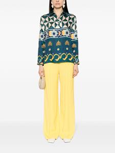 ladoublej La DoubleJ Zijden blouse - Groen