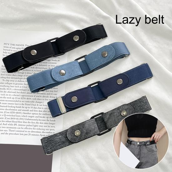 Shangkelv Jeans Belt Great Durability Clothes Matching Anti-slip Exquisite Women Dress Waist Band for Adult