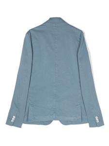 Fay Kids Blazer met enkele rij knopen - Blauw