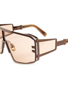 balmaineyewear Balmain Eyewear Le Masque zonnebril met piloten montuur - Bruin