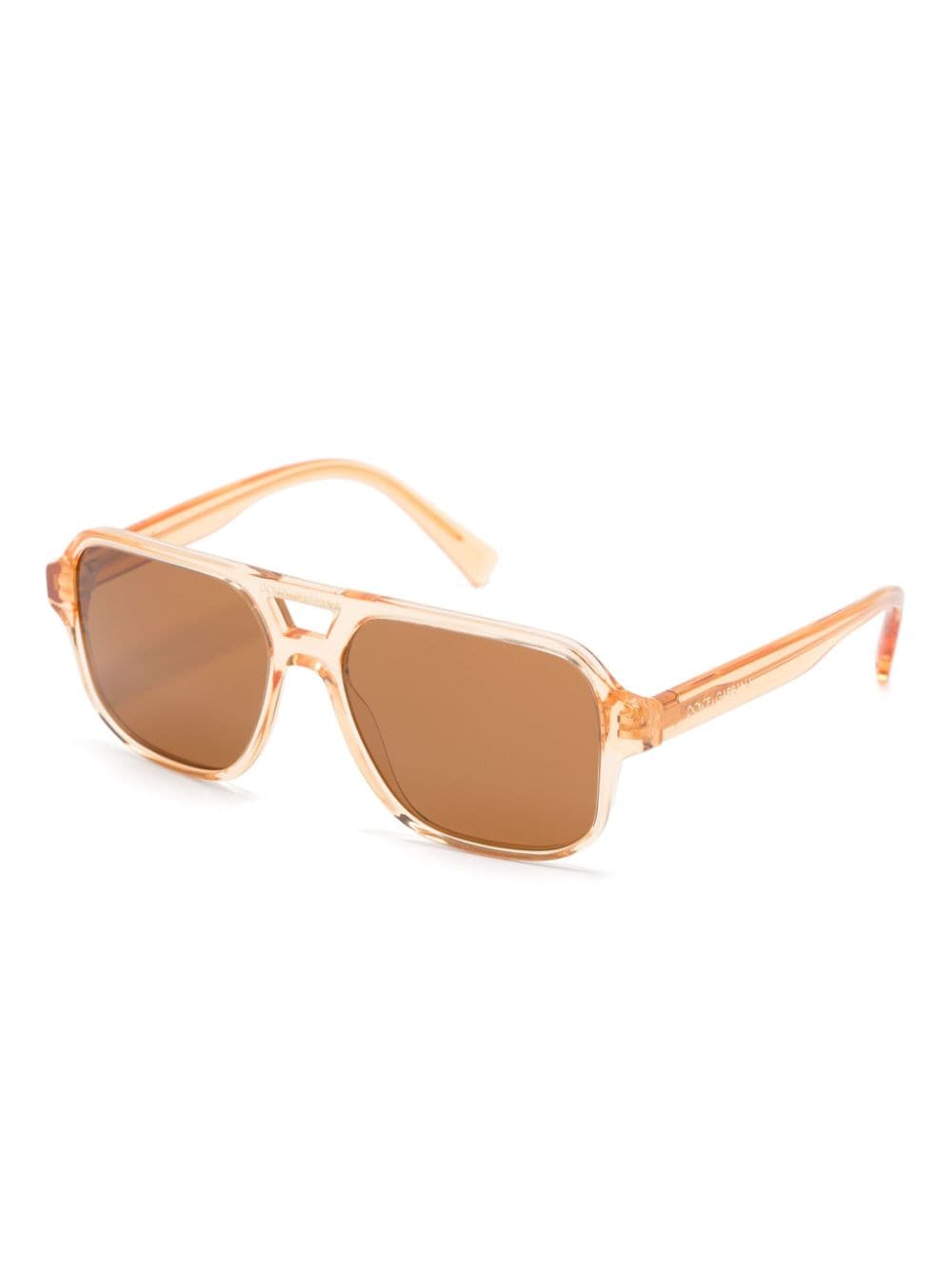 Dolce & Gabbana Eyewear DX4003 zonnebril met piloten montuur - Oranje
