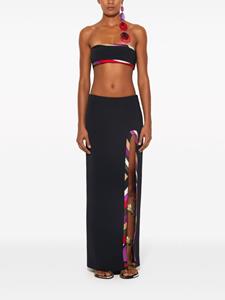 PUCCI Maxi-rok met afwerking - Zwart